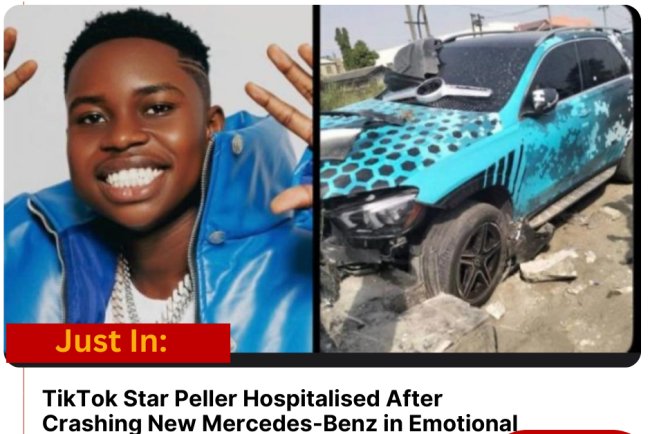 TikTok Star Peller Hospitalised After Crashing New Mercedes-Benz in Emotional Livestream Over Jarvis Breakup Rumours