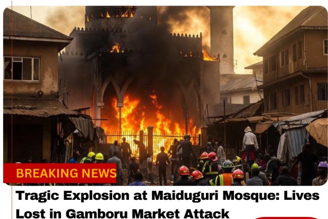 Tragic Explosion at Maiduguri Mosque: Lives Lost in Gamboru Market Attack