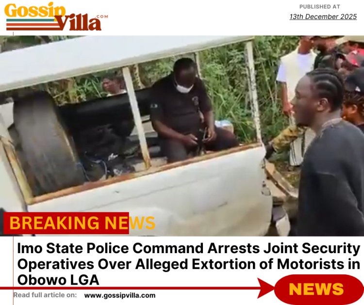 Imo State Police Command Arrests Joint Security Operatives Over Alleged Extortion of Motorists in Obowo LGA
