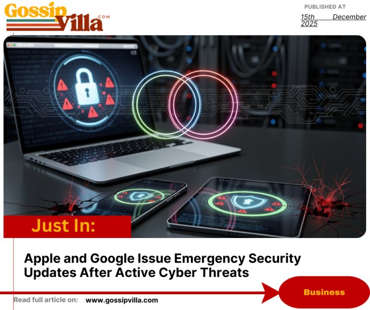 Apple and Google Issue Emergency Security Updates After Active Cyber Threats