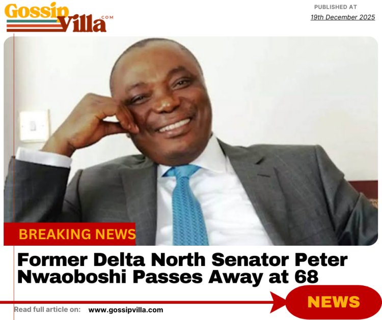 Former Delta North Senator Peter Nwaoboshi Passes Away at 68