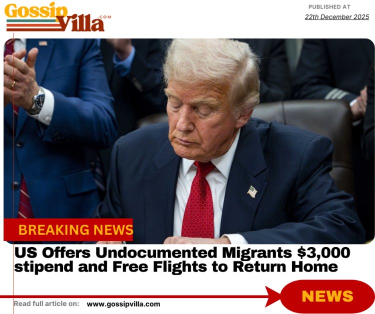 US Offers Undocumented Migrants $3,000 stipend and Free Flights to Return Home