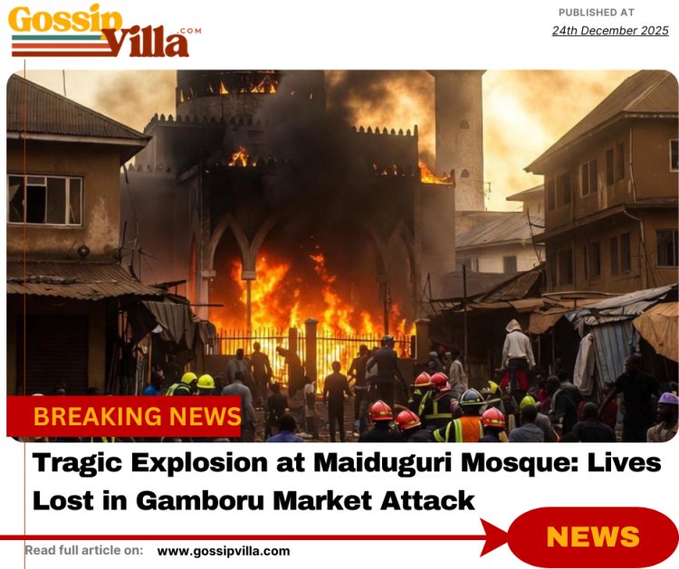 Tragic Explosion at Maiduguri Mosque: Lives Lost in Gamboru Market Attack